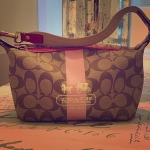 Coach Mini Purse w/ Pink Detail
